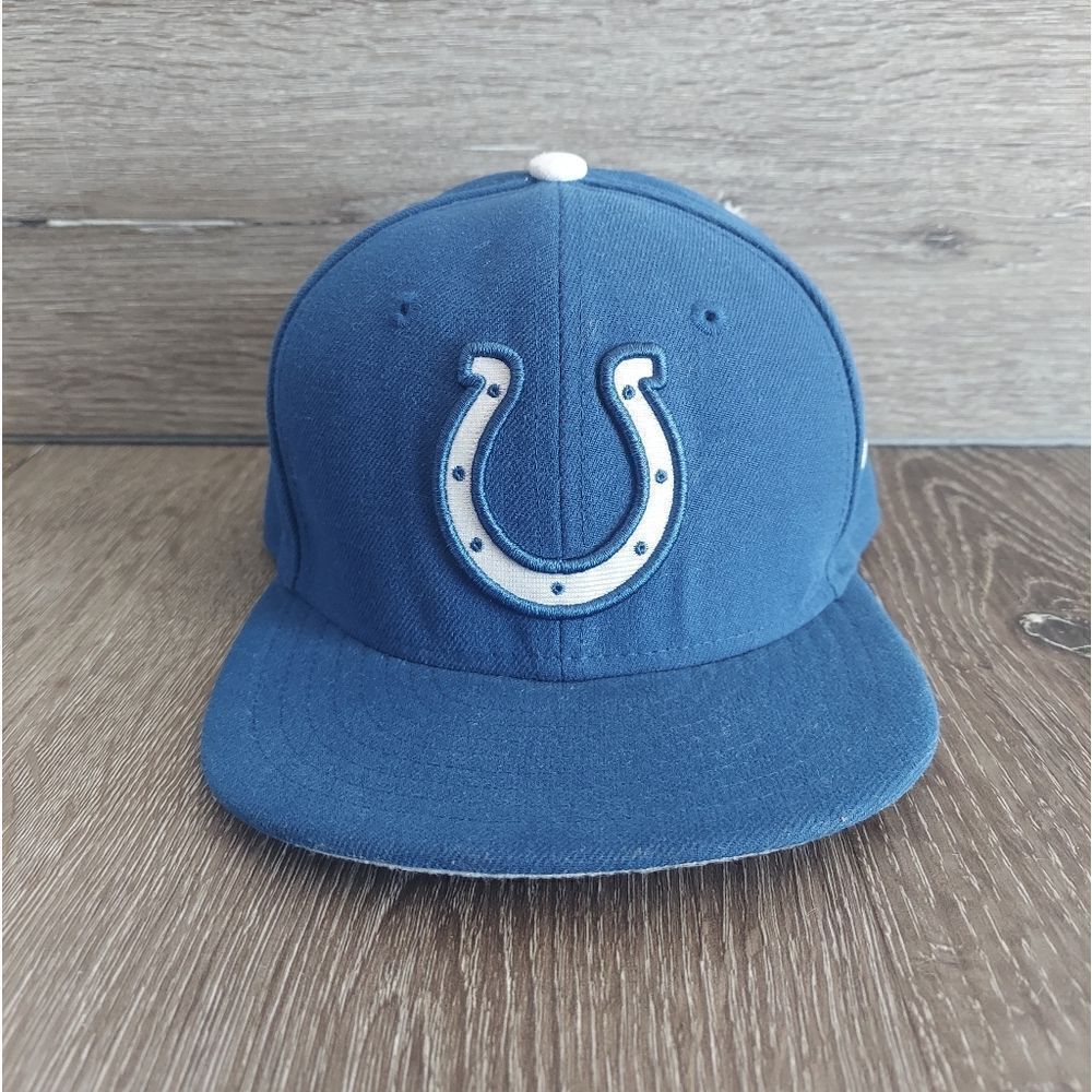 Indianapolis Colts NFL Blue Fitted Cap Hat 6 3/8